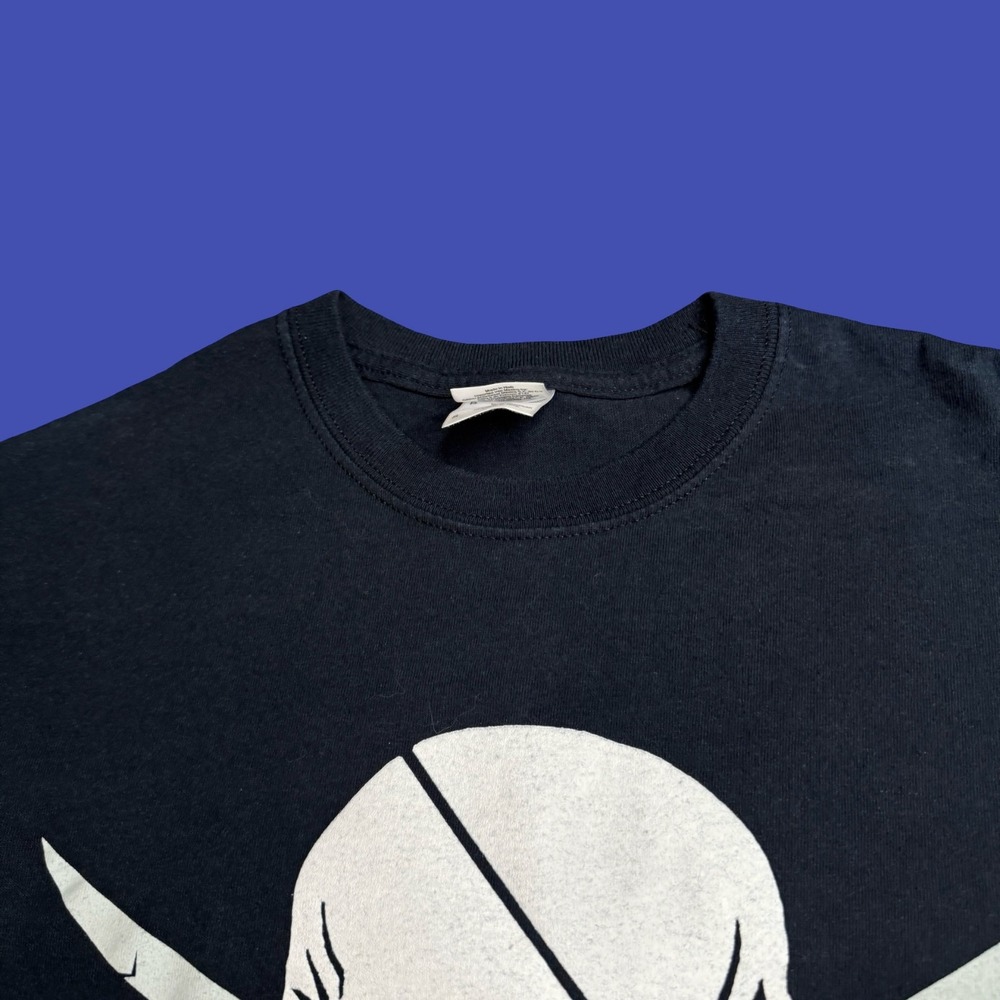 Pirate Pi Rate T Shirt Small Skull Sword Funny Math Nerd Graphic Tee Black White - Picture 4 of 9